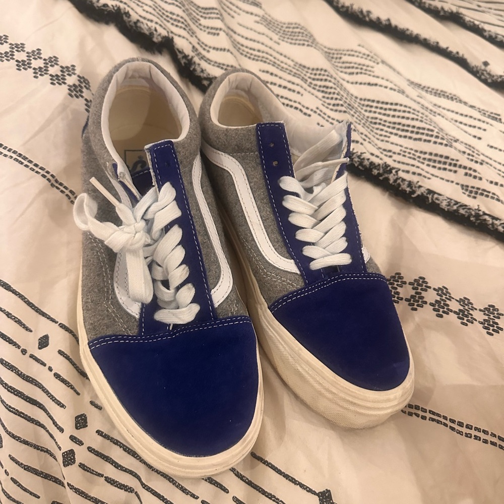 Vintage wool la dodger old stool vans women's size 9.5